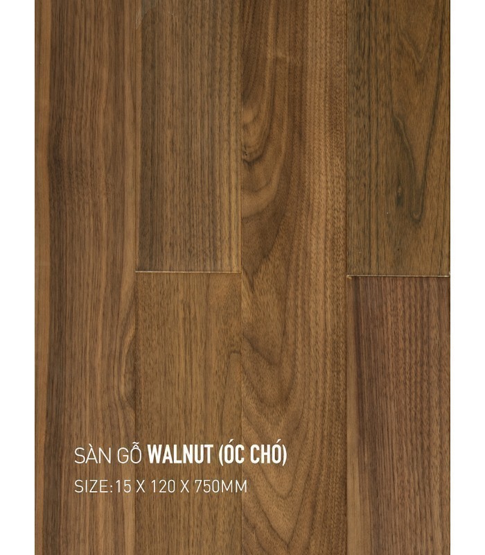 Sàn Gỗ Walnut 15mm Walnut 120x750