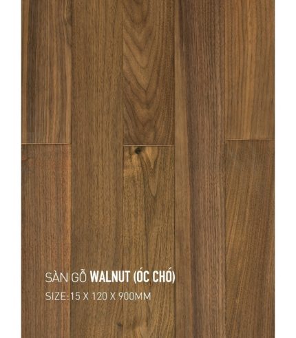 Sàn Gỗ Walnut 15mm Walnut 120x900