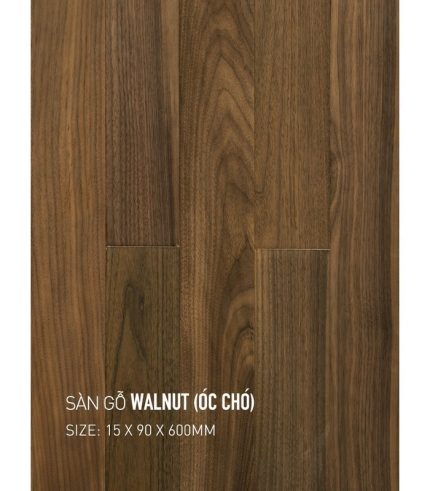 Sàn Gỗ Walnut 15mm Walnut 90x600