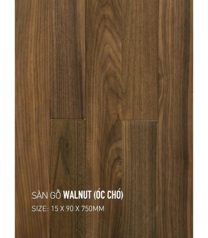Sàn Gỗ Walnut 15mm Walnut 90x750