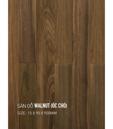 Sàn Gỗ Walnut 15mm Walnut 90x900