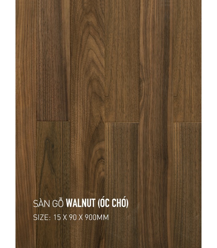 Sàn Gỗ Walnut 15mm Walnut 90x900