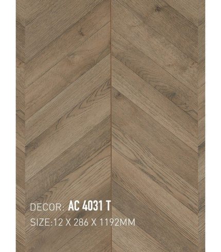 Sàn Gỗ Xương Cá Chervon 12mm 4031 T