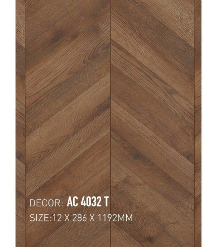 Sàn Gỗ Xương Cá Chervon 12mm 4032 T