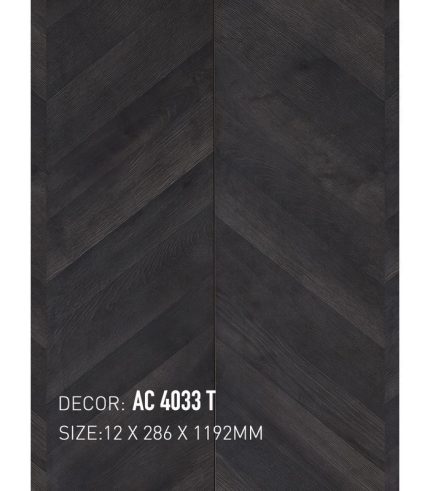 Sàn Gỗ Xương Cá Chervon 12mm 4033 T