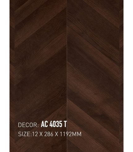 Sàn Gỗ Xương Cá Chervon 12mm 4035 T