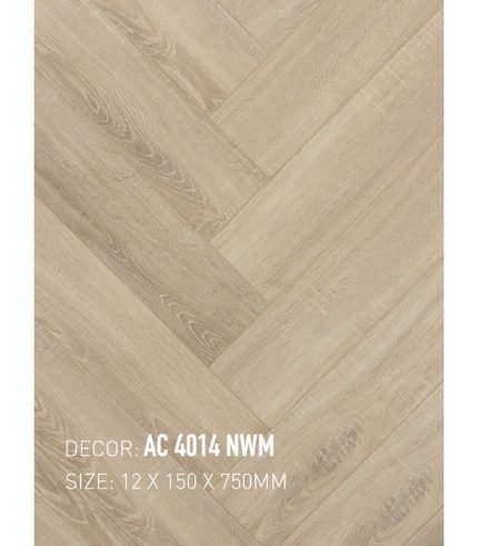 Sàn Gỗ Xương Cá Gạch Gỗ 12mm AC 4014 NWM