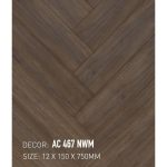 Sàn Gỗ Xương Cá Gạch Gỗ 12mm AC 467 NWM