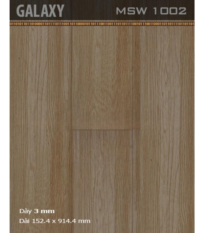 Sàn Nhựa Galaxy 3mm MSW1002