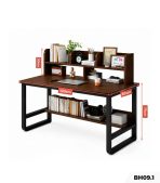 Bàn học BH09.1 120x60 - Vân gỗ đậm