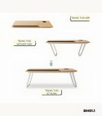 Bàn học BH01.1 62x45 - Vân gỗ nhạt