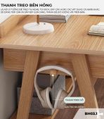 Bàn học BH03.1 80x50 - Vân gỗ nhạt