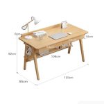 Bàn học BH03.2 120x55 - Vân gỗ nhạt