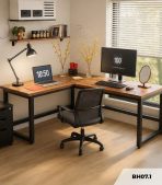 Bàn học BH07.1 120x160 - Vân gỗ đậm