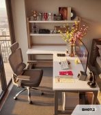 Bàn học BH07.2 120x160 - Trắng