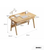 Bàn học BH08.1 80x55 - Vân gỗ nhạt