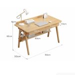 Bàn học BH08.1 80x55 - Vân gỗ nhạt