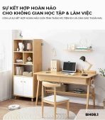 Bàn học BH08.1 80x55 - Vân gỗ nhạt