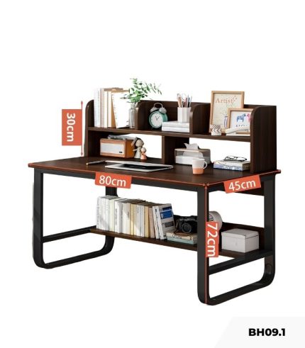 Bàn học BH09.1 100x50 - Vân gỗ đậm