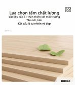 Bàn học BH09.1 100x50 - Vân gỗ đậm