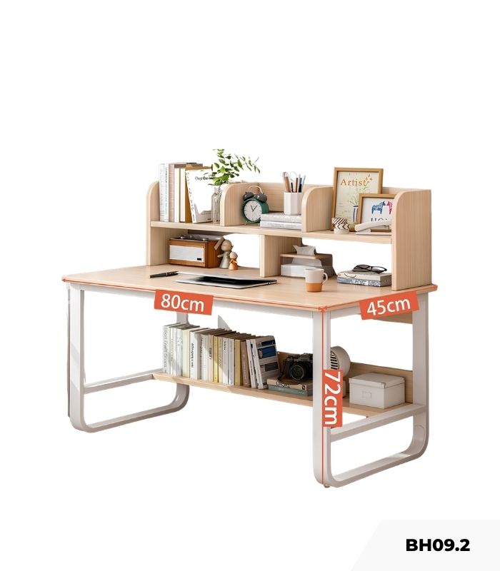 Bàn học BH09.2 100x50 - Vân gỗ nhạt