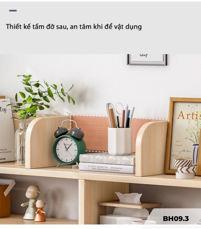 Bàn học BH09.3 120x50 - Vân gỗ đậm