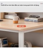 Bàn học BH09.3 120x50 - Vân gỗ đậm