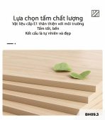 Bàn học BH09.3 120x50 - Vân gỗ đậm