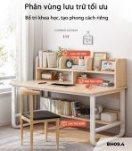 Bàn học BH09.4 120x50 - Vân gỗ nhạt