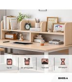 Bàn học BH09.4 120x50 - Vân gỗ nhạt