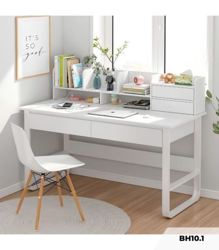 Bàn học BH10.1 80x50 - Trắng