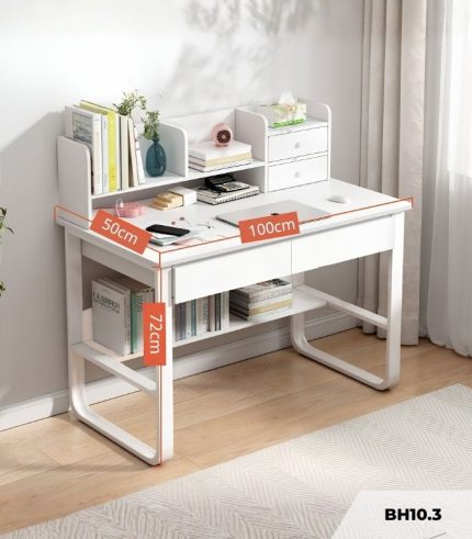 Bàn học BH10.3 100x50 - Trắng