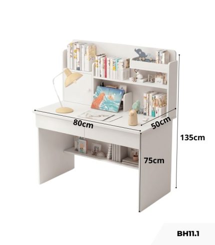 Bàn học BH11.1 80x50 - Trắng