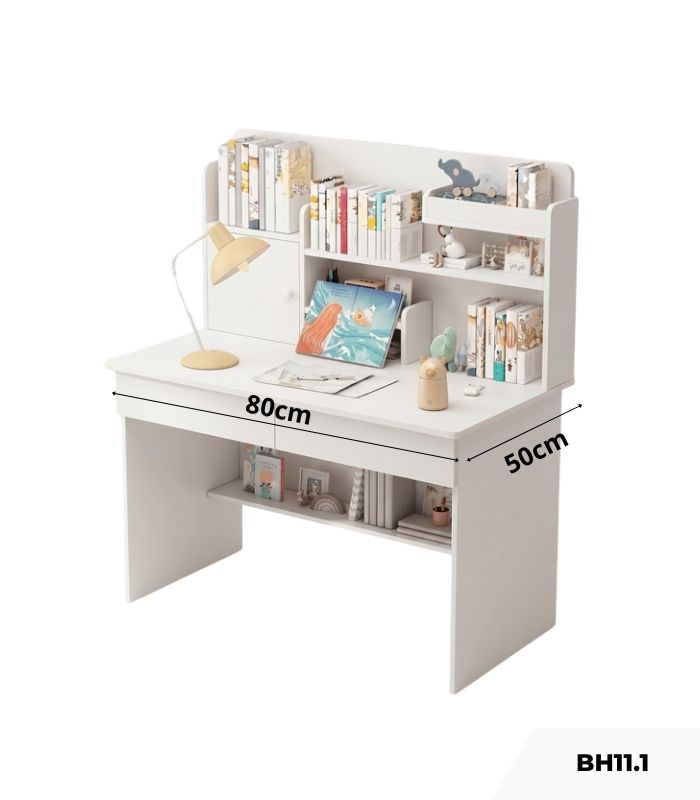 Bàn học BH11.1 80x50 - Trắng