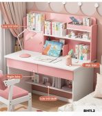 Bàn học BH11.2 80x50 - Hồng