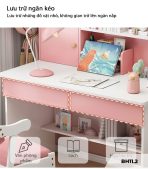 Bàn học BH11.2 80x50 - Hồng
