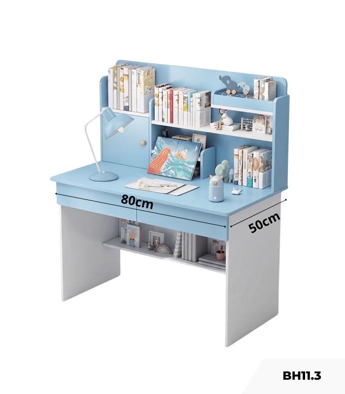 Bàn học BH11.3 80x50 - Xanh dương