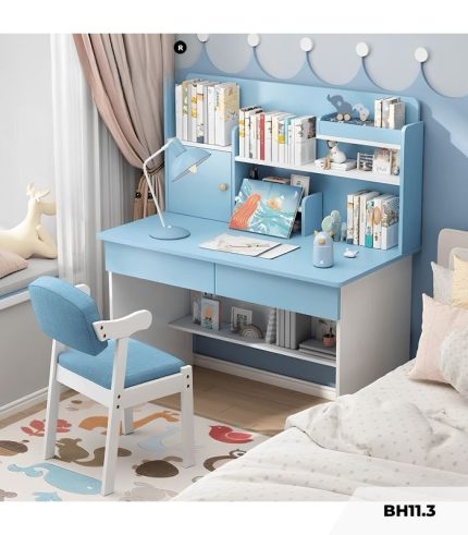 Bàn học BH11.3 80x50 - Xanh dương