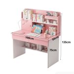 Bàn học BH11.5 100x50 - Hồng