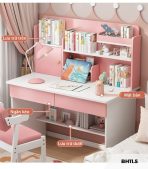 Bàn học BH11.5 100x50 - Hồng