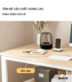 Bàn học BH12.10 120x50 - Gỗ kết hợp Trắng