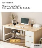 Bàn học BH12.12 120x50 - Đen