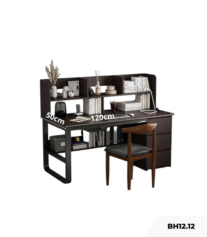 Bàn học BH12.12 120x50 - Đen