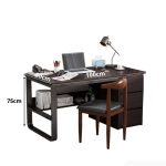 Bàn học BH12.3 100x50 - Vân gỗ đậm