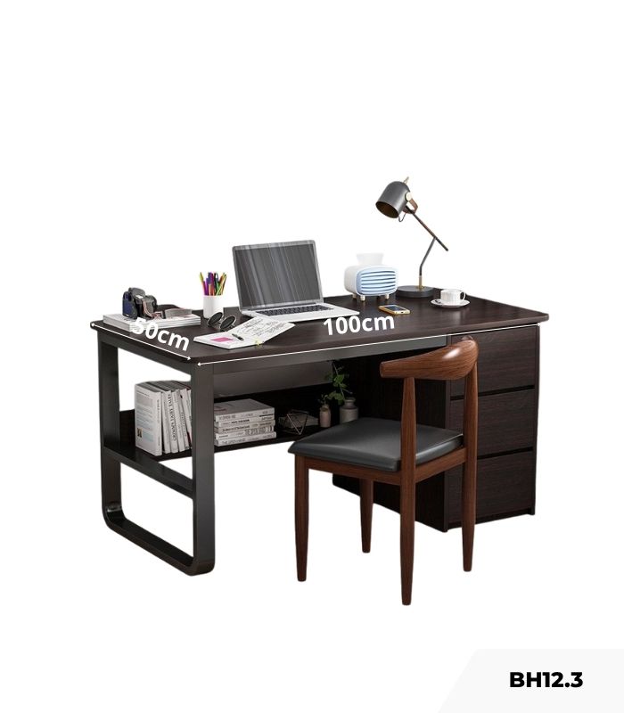 Bàn học BH12.3 100x50 - Đen