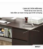 Bàn học BH12.7 100x50 - Gỗ kết hợp Trắng