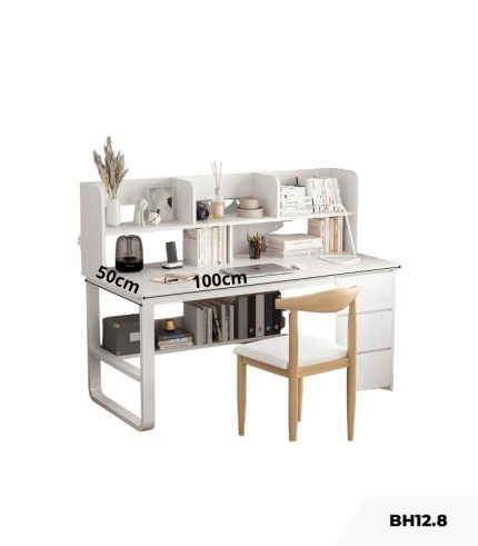 Bàn học BH12.8 100x50 - Trắng
