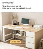 Bàn học BH12.8 100x50 - Trắng