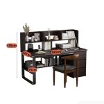 Bàn học BH12.9 100x50 - Vân gỗ đậm