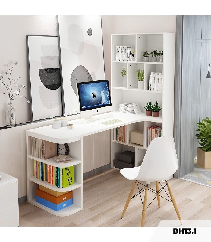 Bàn học BH13.1 120x45 - Trắng